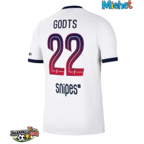 Paris Saint-Germain Mika Godts #22 Vieraspaita 2026-27 Lyhythihainen